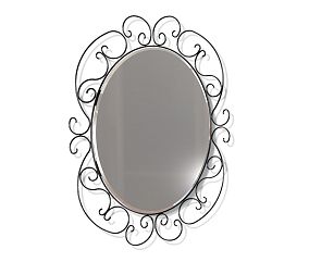 Зеркало Грация 630 (черный)
