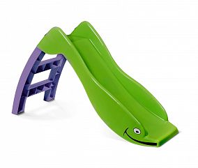 Игровая горка KIDS  Дельфин 307 (зеленый/фиолетовый)