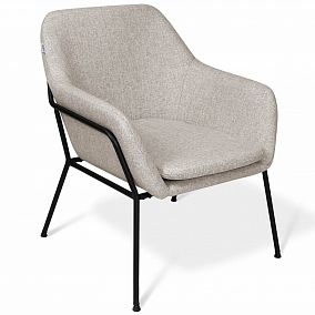 Кресло SHT-AMS2 на металлокаркасе (серый дым/черный муар)