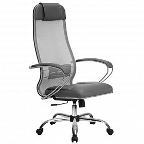 Кресло эргономичное офисное SET (Сэт) 5 cветло-серый