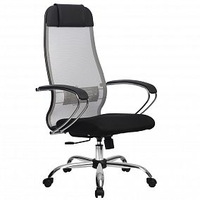 Кресло компьютерное эргономичное офисное SET (Сэт) 18 темно-серый
