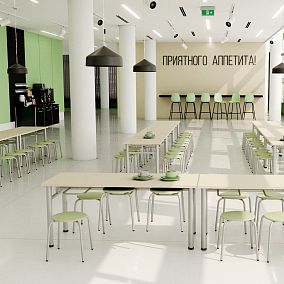 Стол SHT-TU112/TT62 120/60 ЛДСП берёза / алюминиевый металлик