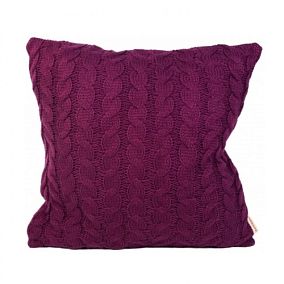 Подушка Косички пурпурный
