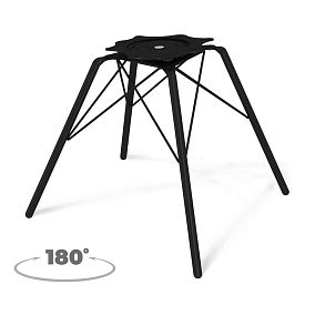 Каркас стула возвратно-поворотный SHT-S370-VP (черный муар)