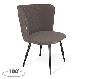 Стул SHT-ST36/S1470-VP (кофе мокко/черный муар)