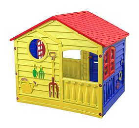 Домик игровой PalPlay 360 (красный/синий/желтый)