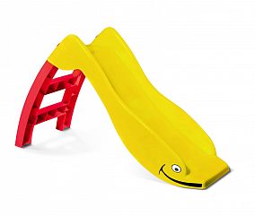 Игровая горка KIDS Дельфин 307 (желтый/красный)