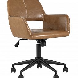 Кресло компьютерное AXIOMA (Аксиома) экокожа коричневый