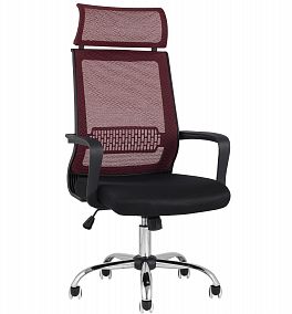 Кресло офисное Бизнес красное