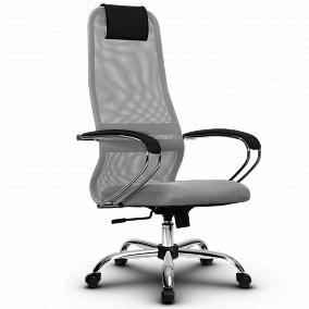 Кресло офисное эргономичное PG131-8 серый/черный/хром