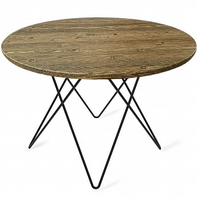 Столик журнальный TT60/TU37 МДФ цвет натуральное дерево/черный муар